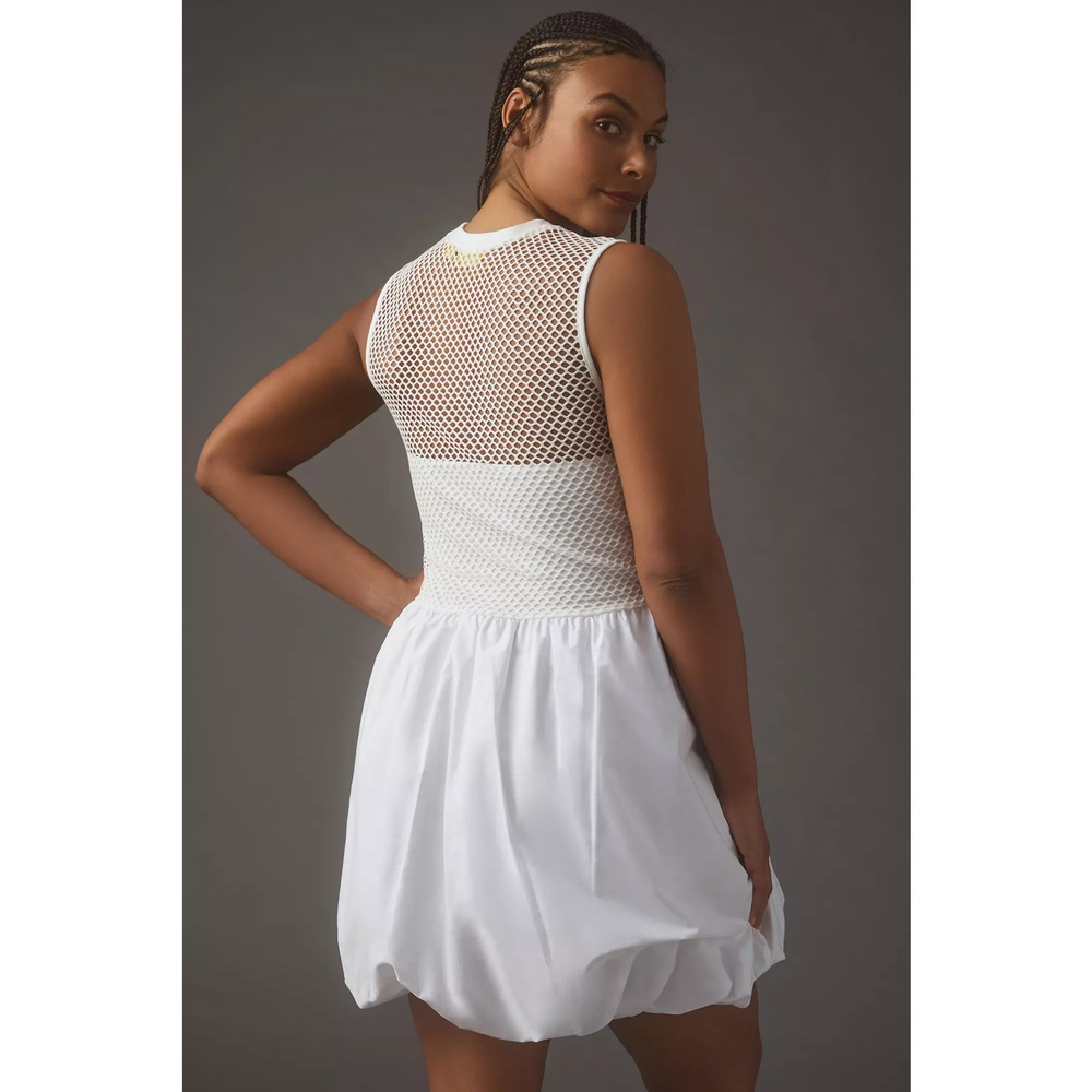 New Anthropologie Maeve Bubble Twofer Dress $160 PLUS 2X White - Picture 4 of 10